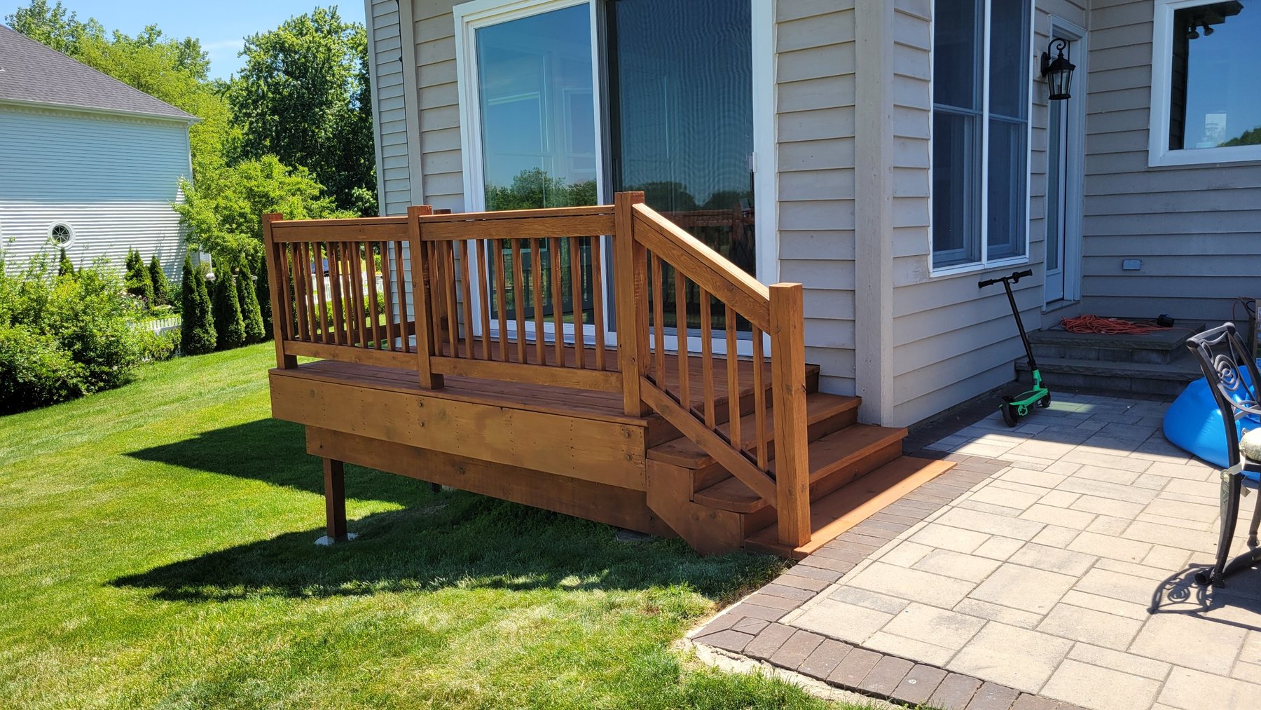 Deck and patio work by MK Building Innovations